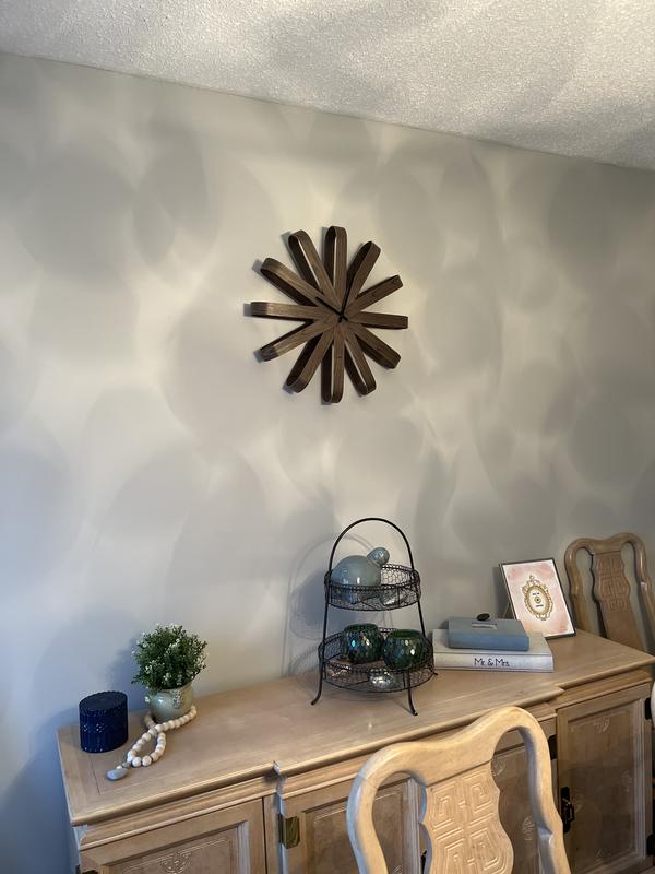 Ribbonwood Wall Clock - Modern Wooden Clock