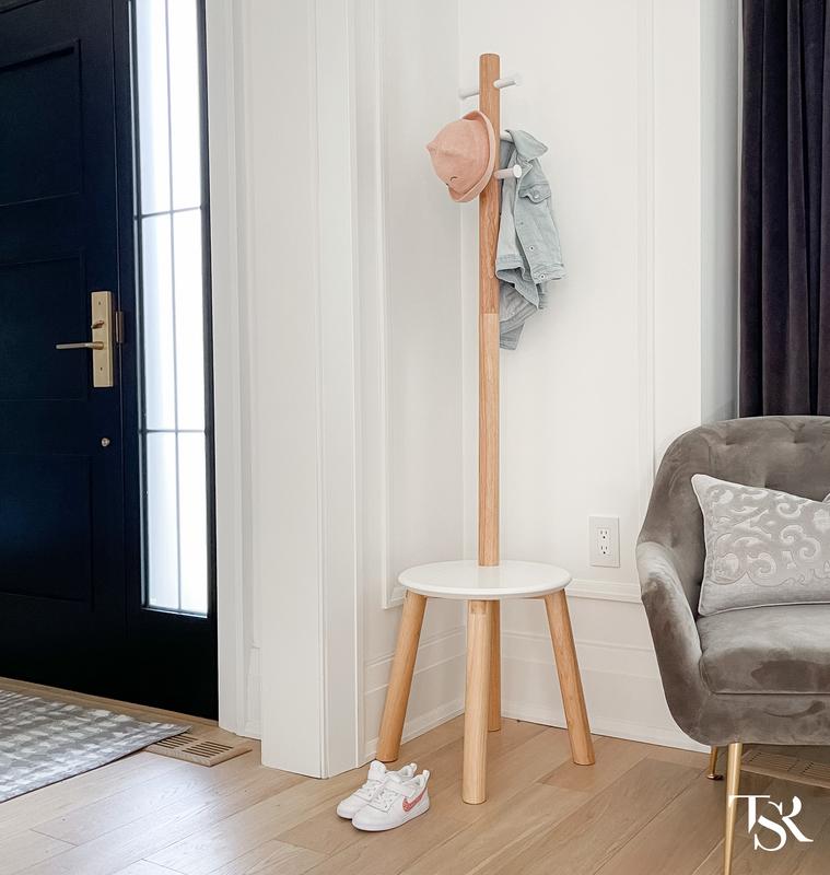 Umbra pillar stool discount & coat rack