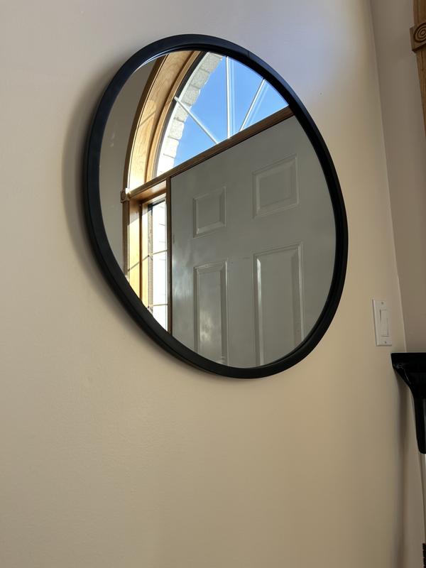 Hub Wall Mirror - Large Round & Modern Circular | Umbra Hub Wall Mirror - Large Round & Modern Circular | Umbra