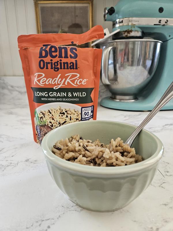 Instant Microwavable Long Grain & Wild Rice