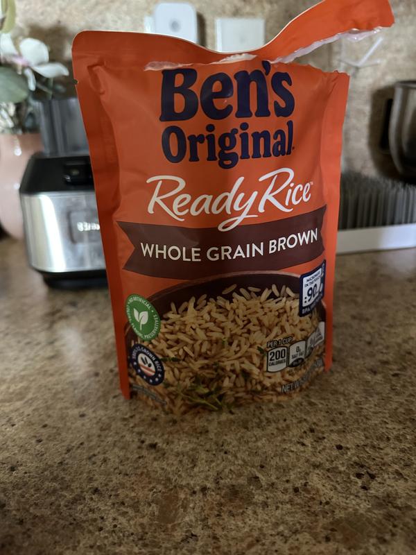 BEN'S ORIGINAL Ready Rice Whole Grain Brown Rice, Easy Dinner Side