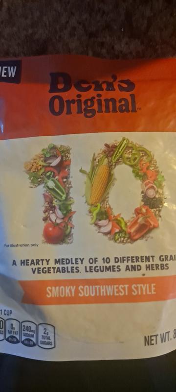 BEN'S ORIGINAL 10 MEDLEY Smoky Southwest, Hearty Medley of Grains,  Vegetables, Legumes and Herbs, Side Dish, 8.5 OZ Pouch (Pack of 6)