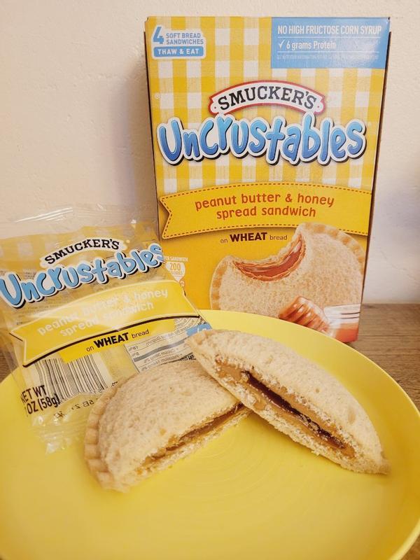 Smuckers Uncrustables Peanut Butter And Honey Spread, 56 OFF