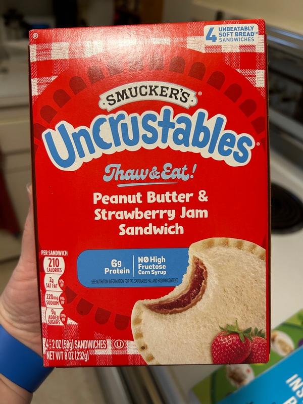 Smucker's Uncrustables Peanut Butter & Strawberry Jam Smucker's Uncrustables Peanut Butter & Strawberry Jam