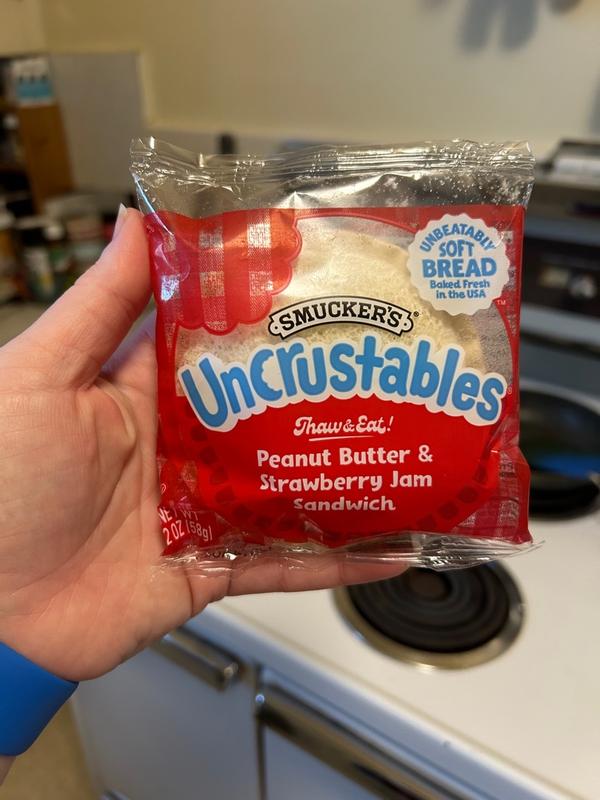 Smucker's Uncrustables Peanut Butter & Strawberry Jam Smucker's Uncrustables Peanut Butter & Strawberry Jam