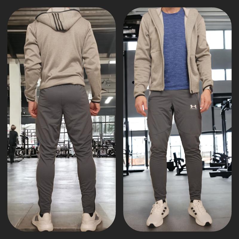 Under Armour Pique Track Pants Pitch Gray/White 1366203-012 - Free Shipping  at LASC