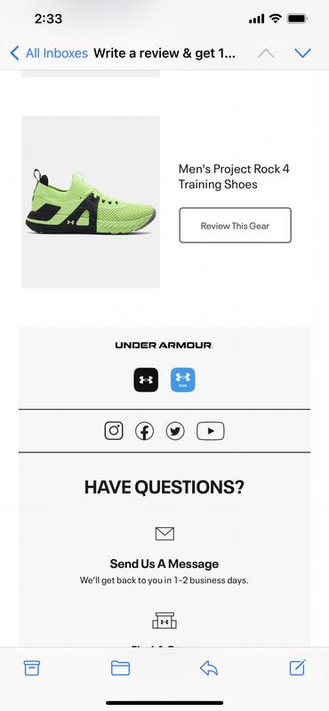 Photo submitted with review of product