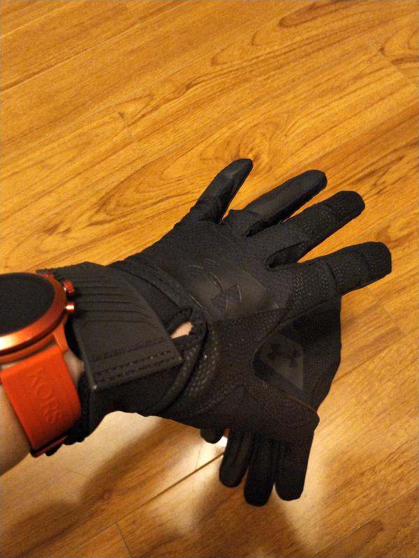 Men's tactical blackout gloves gloves by hot sale under armour