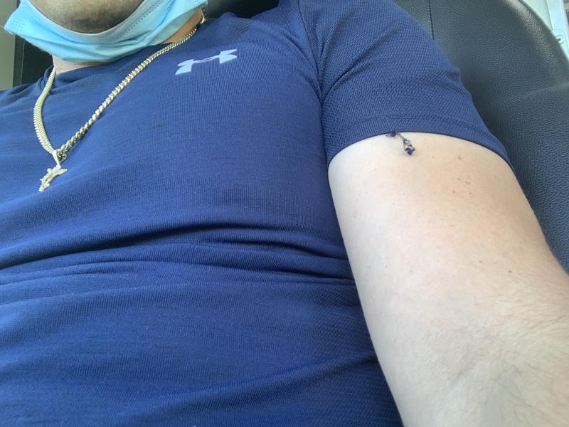 Photo submitted with review of product