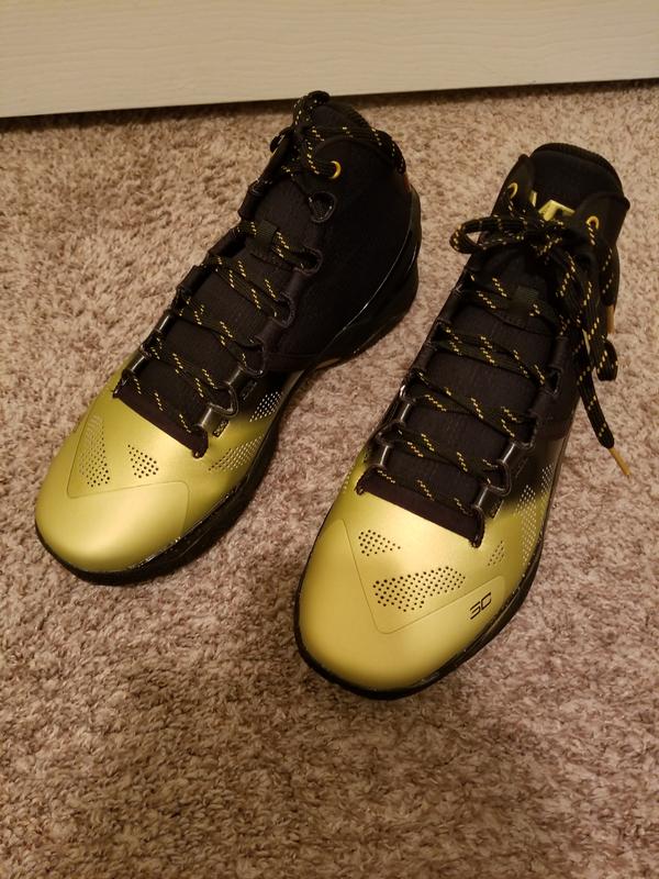 Under Armor Curry 2 Unanimous - Black/Gold/Gold - 3026283-001