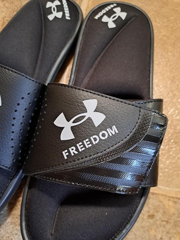 Men's ua best sale ignite freedom slides