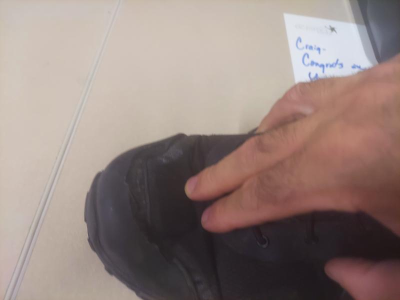 Photo submitted with review of product