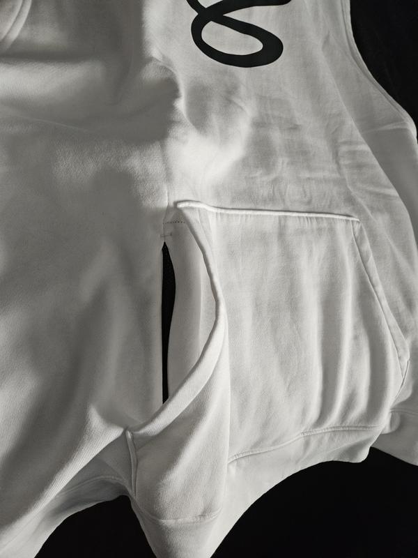 Felpa Senza Maniche Uomo Con Cappuccio - Gilet Sportivo In Cotone, Zip Frontale - Foto 10