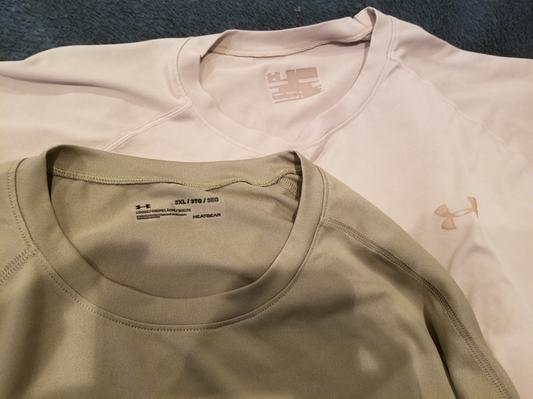 under armour coyote brown t shirt