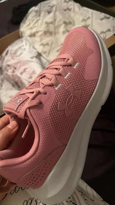 WMNS) Under Armour Essential Running Shoes Pink 3022955-600 - KICKS CREW