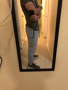 ua threadborne fleece stacked joggers