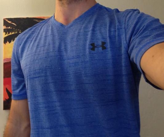 under armour loose heatgear v neck