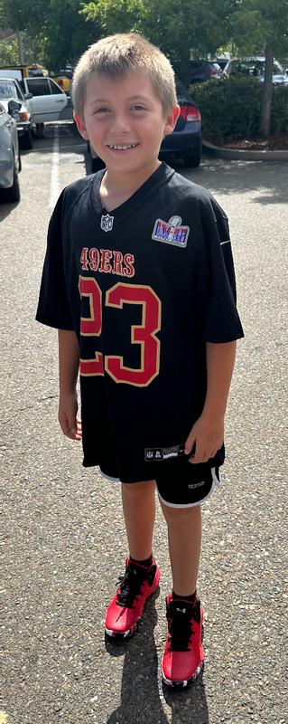 Jace can really jump high with his new UA