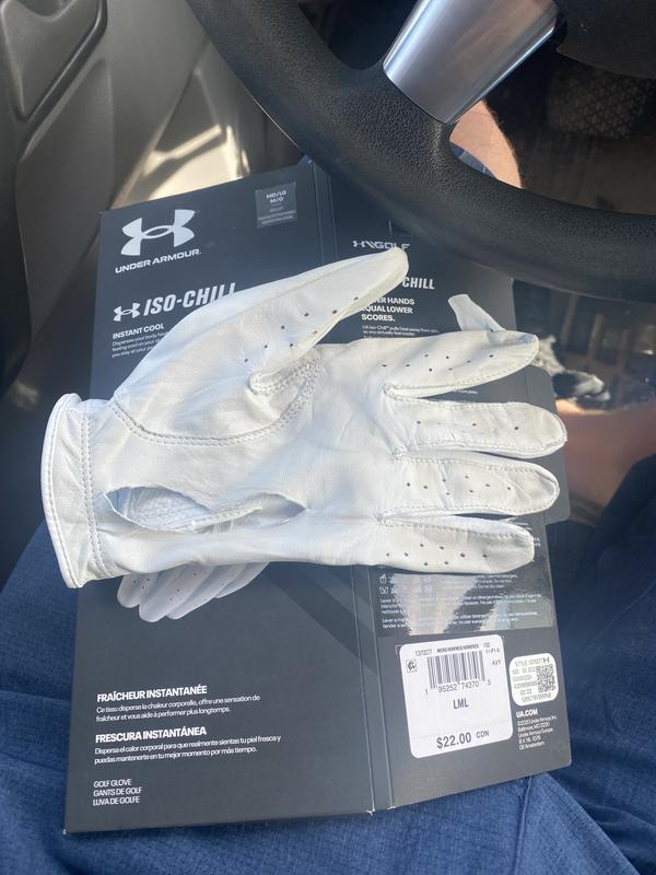 Gants cuirs classiques (Unité) Under Armour Iso-chill Black - Eté 2023