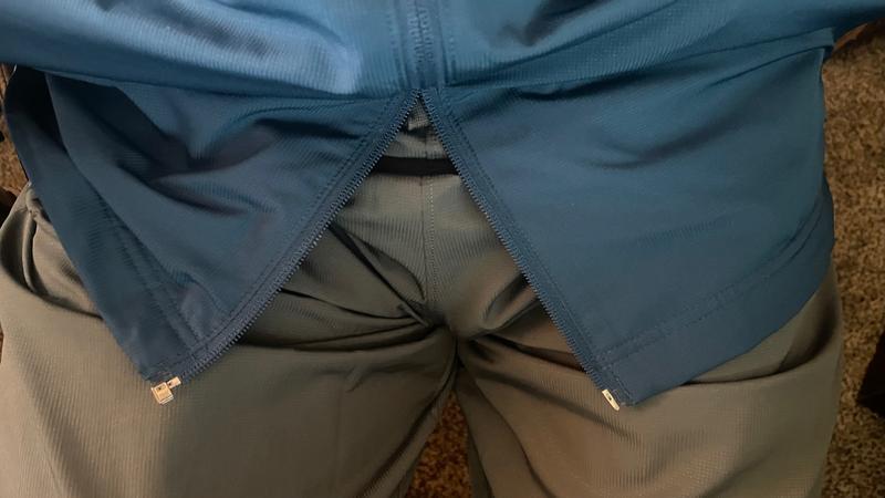 Zipper often pops open upon sitting down...nylon just doesn't cut it.