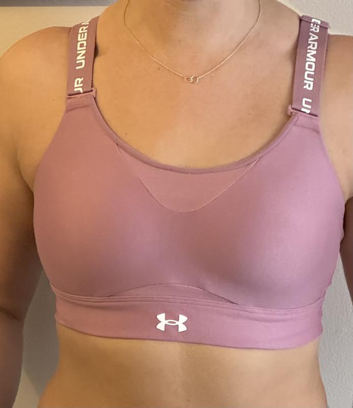 Brassiere - Under Armour - Infinity - Suporte leve - Mulher - Vermelho