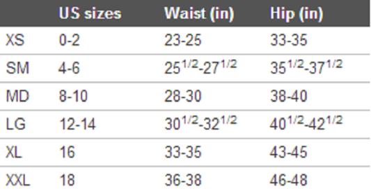 under armour sweatpant size chart