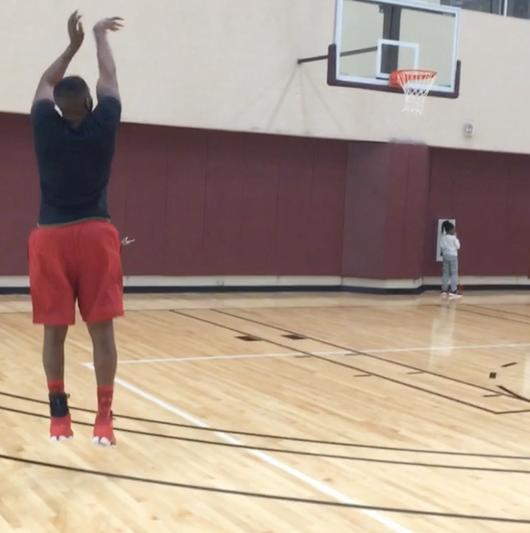 Hitting the 3 off glass in my new Curry's