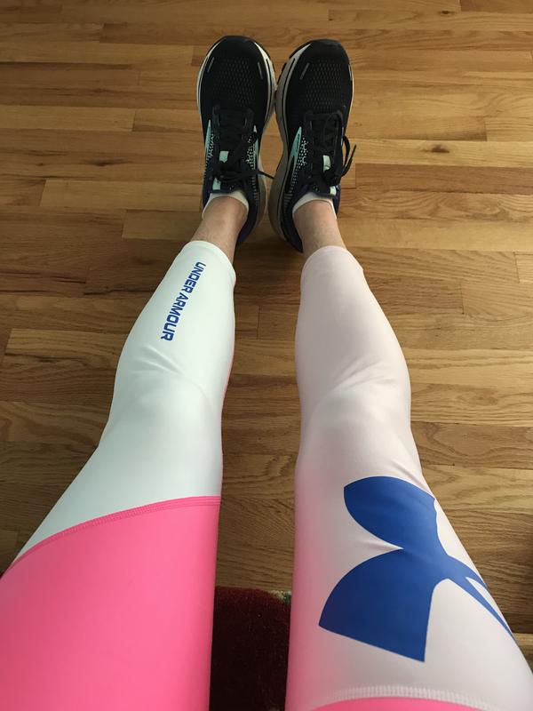 UNDER ARMOUR Colorblock Ankle Crop Leggings NWT S These