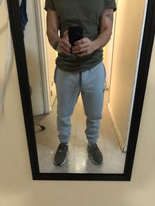 ua threadborne fleece stacked joggers