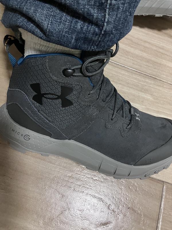 Under Armour Micro G Valsetz Mid - Zapatos de cuero impermeables para  hombre, botas militares y tácticas, gris (jet gray) (100)/gris (jet gray),  11