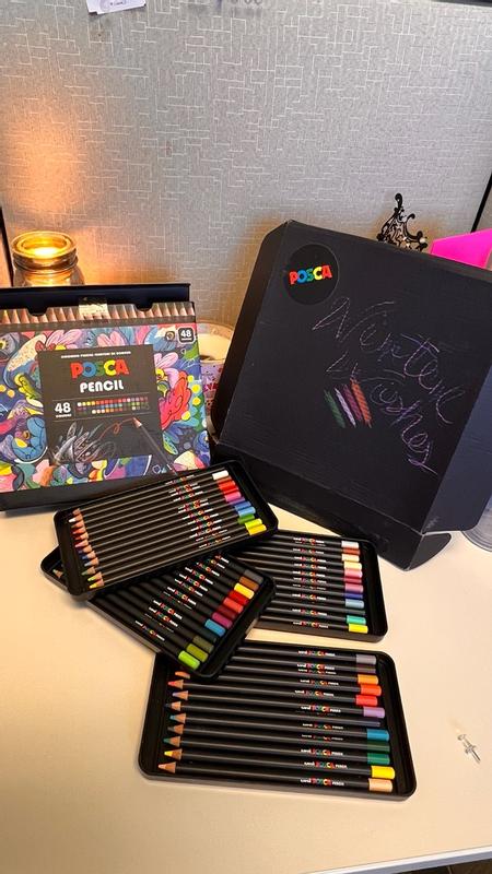 POSCA POSCA Colored Pencils are ideal for drawings or for highlights ...