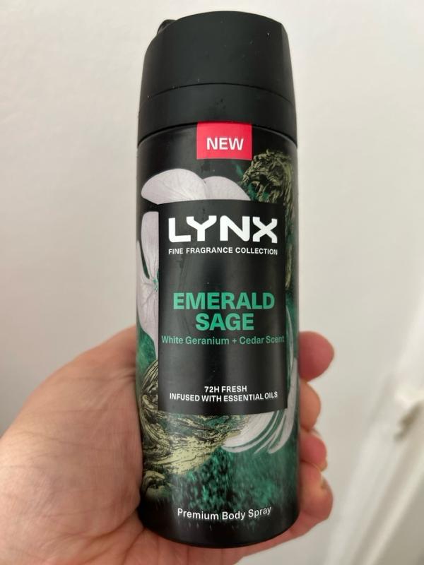 Lynx Fine Fragrance Emerald Sage Deodorant Bodyspray – 150 Ml, 72h Frische