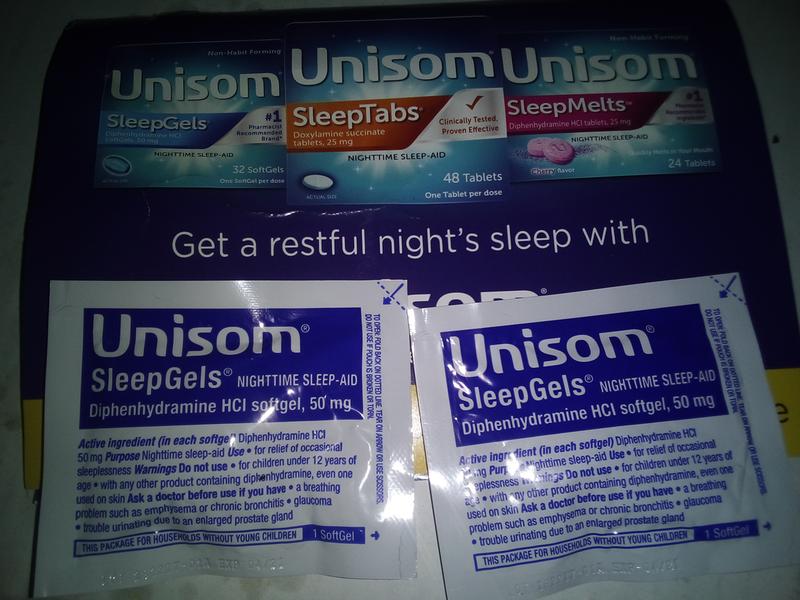 Unisom SleepTabs Tablets, Sleep-Aid, Doxylamine succinate, 48 count