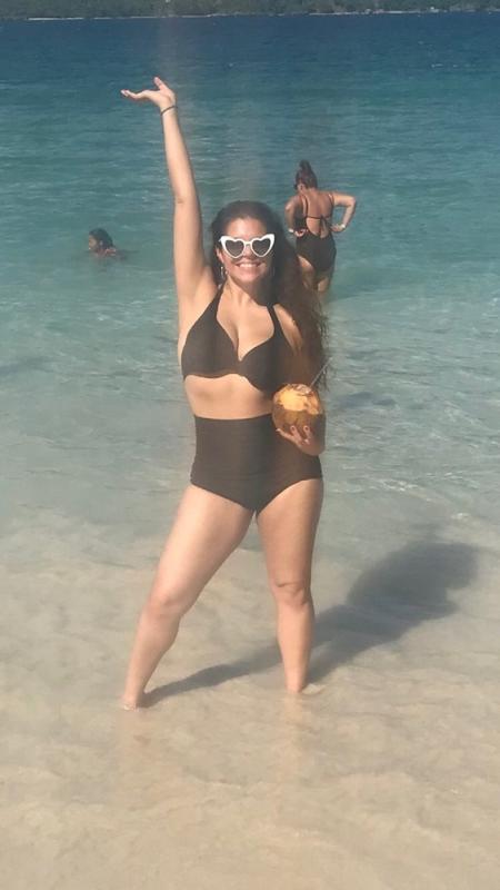 Customer photo for "The BEST--most flattering swim bottoms"
