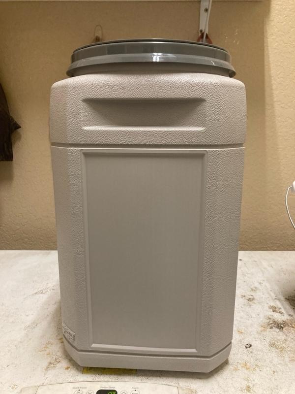 Mighty Tuff Pet Food Storage Container with Airtight Lid and Handles 13 ...