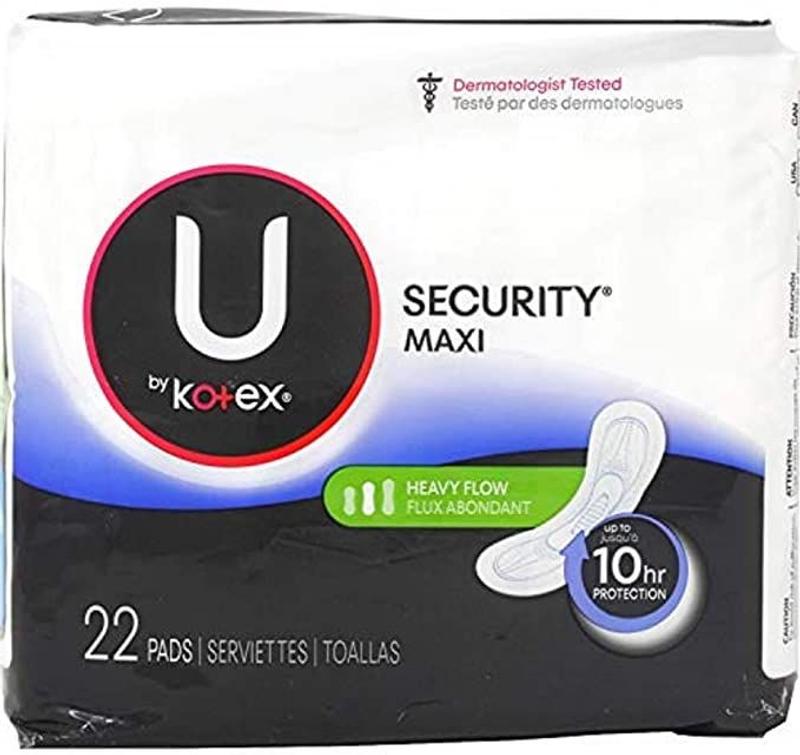 U By Kotex Security Ultra Thin Overnight Pads With Wings 28 Ct Fred Meyer