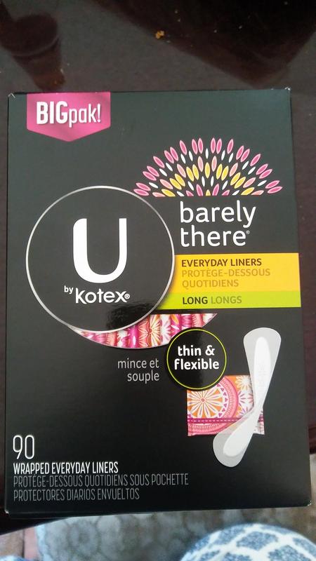 U by Kotex Balance Daily Wrapped Panty Liners for Women (Previously 'Barely  There'), Light Absorbency, Regular Length, 50 Count (Packaging May Vary) :  : Health & Personal Care