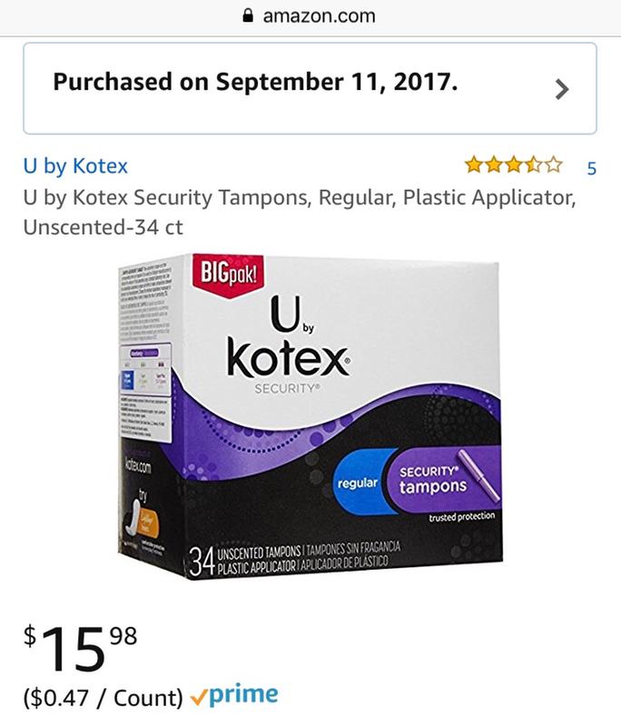 U By Kotex Security Regular And Super Tampon Multi Pack 30 Ct Kroger