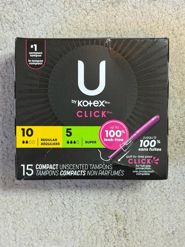 Buy U by Kotex Click Multipack Compact Tampons 15 Count from