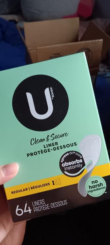 U by Kotex Clean & Secure Ultra Thin Pads, Heavy Absorbency, Long