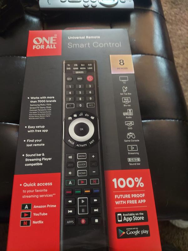 One for All 8 Device Universal Smart 8 TV Remote URC7880 - Best Buy