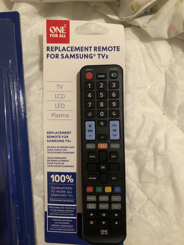 Télécommande de remplacement TV Samsung (URC4910)