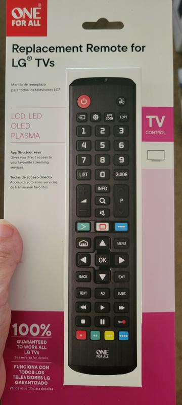 ONE FOR ALL Télécommande universelle pour TV LG (URC4911