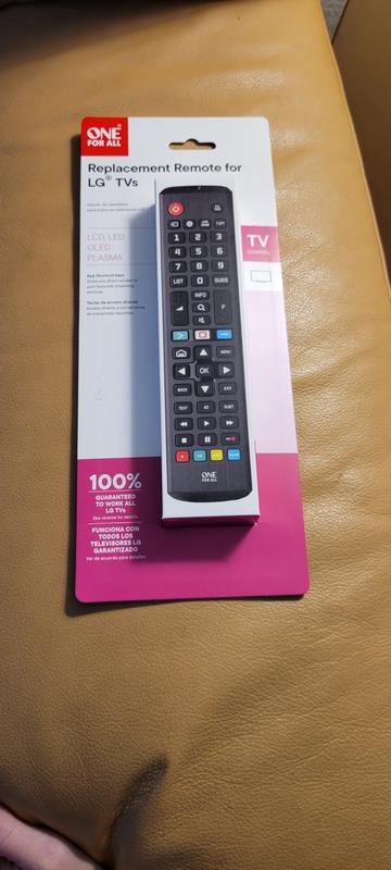 One For All Replacement Remote for LG TVs URC4811 - The Home Depot