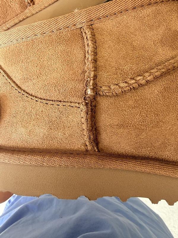 Customer photo for "Quality isn’t good. Stitching terrible"