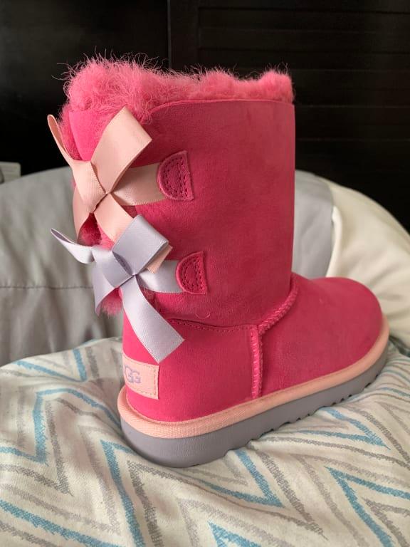 UGG Little Big Kids Bailey Bow II Boots Macy s