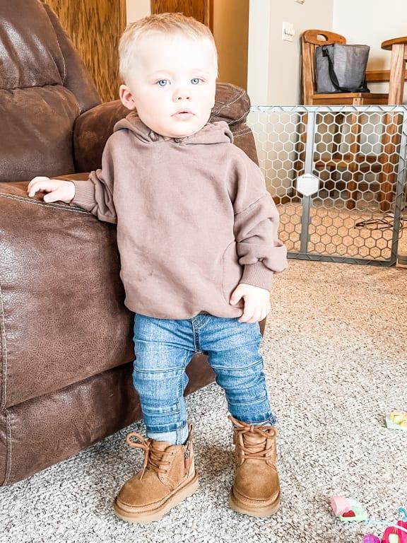 Baby boy ugg fashion booties