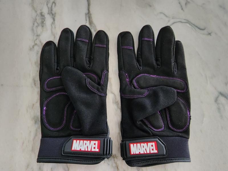 Custom Black Spandex Mechanics Gloves from