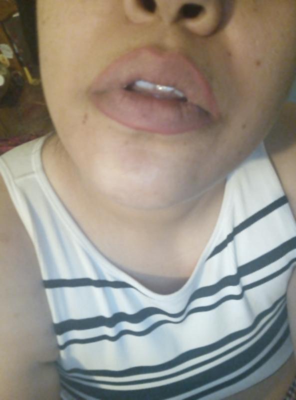 Just liner before lipstick application
