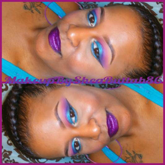 Face was set using The all nighter spray